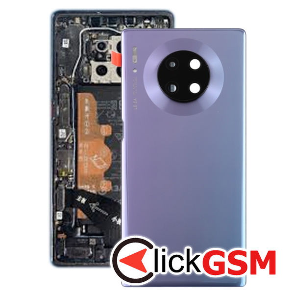 Piesa Capac Spate Cu Geam Camera Silver Huawei Mate 30 Pro 2f4k