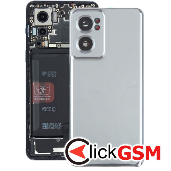 Piesa Capac Spate Cu Geam Camera Silver Oneplus Nord Ce 2 5g 2ueo