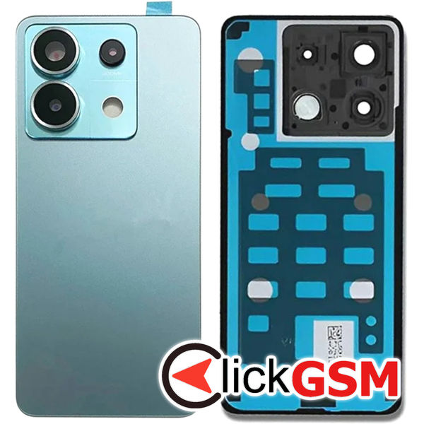 Piesa Piesa Capac Spate Cu Geam Camera Verde Xiaomi Redmi Note 13 Pro 4w0b