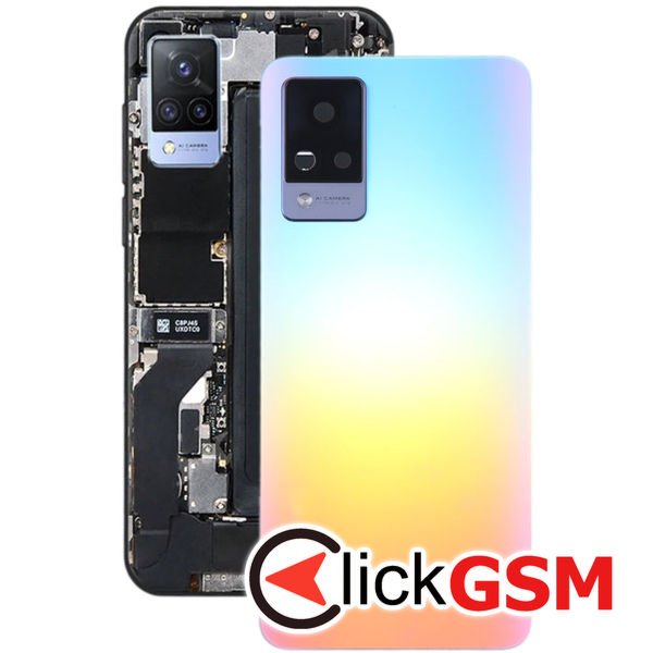 Piesa Capac Spate Cu Geam Camera Vivo V21 2t0f