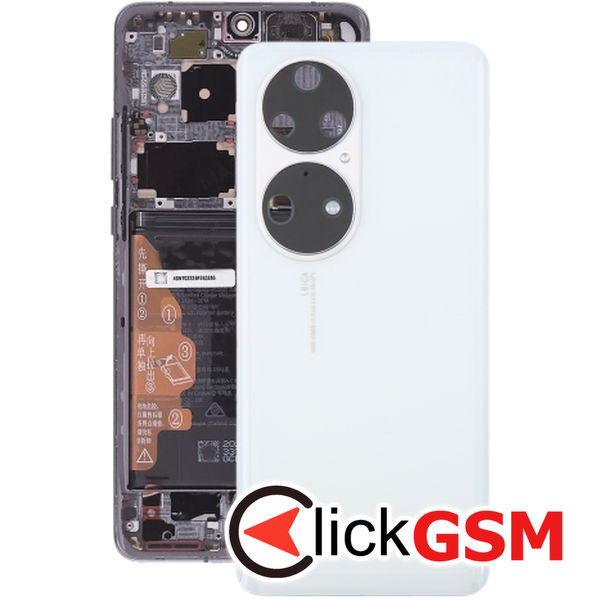 Piesa Piesa Capac Spate Cu Geam Camera White Huawei P50 Pro 1fay