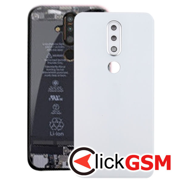 Piesa Piesa Capac Spate Cu Geam Camera White Nokia X6 49k9