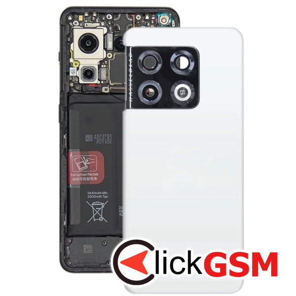 Piesa Capac Spate Cu Geam Camera White Oneplus 10 Pro 21pr