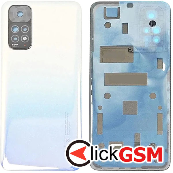 Piesa Piesa Capac Spate Cu Geam Camera White Xiaomi Redmi Note 11 3510