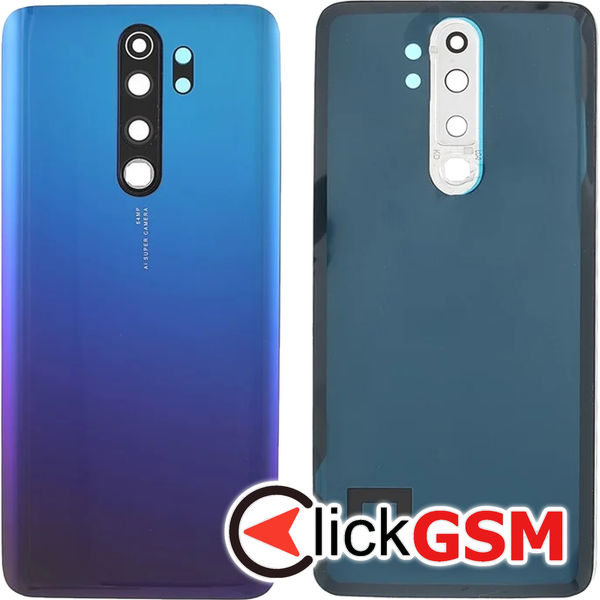 Piesa Capac Spate Cu Geam Spate Albastru Xiaomi Redmi Note 8 Pro 4xk1