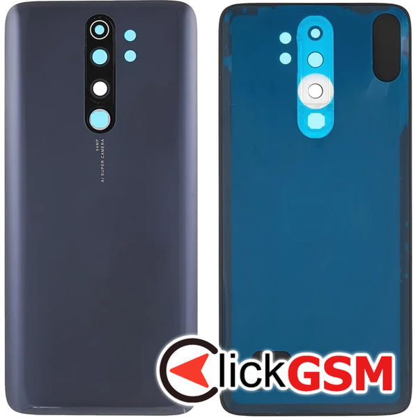 Piesa Capac Spate Cu Geam Spate Negru Xiaomi Redmi Note 8 Pro 4xk3