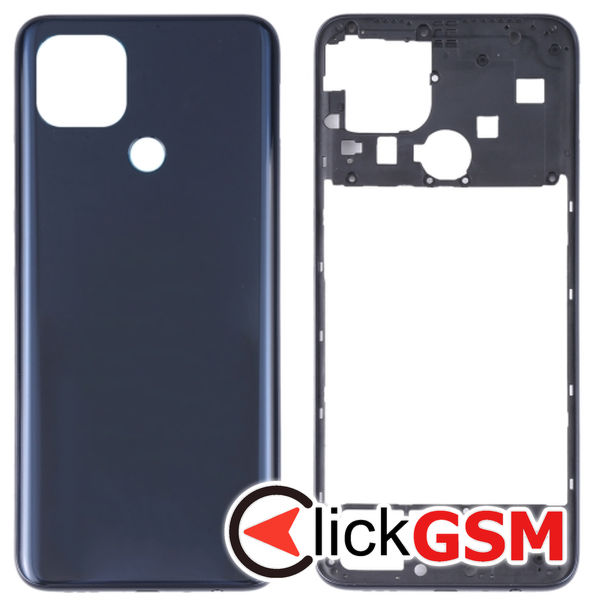 Piesa Capac Spate Cu Mijloc Black Oppo A15 307u