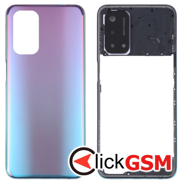 Piesa Piesa Capac Spate Cu Mijloc Blue Oppo A93 5g 2ucf