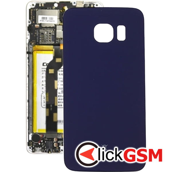 Piesa Capac Spate Dark Blue Samsung Galaxy S6 Edge 4any