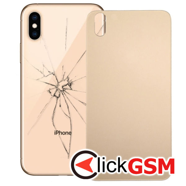 Piesa Capac Spate Gold Apple Iphone X 4fxf