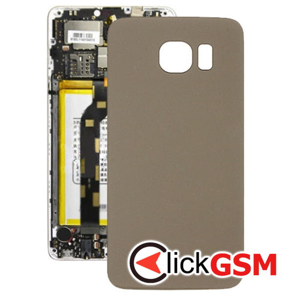 Piesa Piesa Capac Spate Gold Samsung Galaxy S6 4ao1