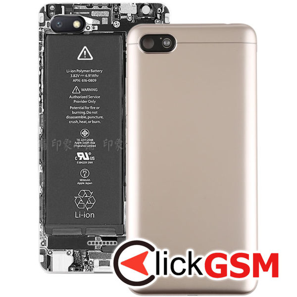 Piesa Capac Spate Gold Xiaomi Redmi 6a 25vo