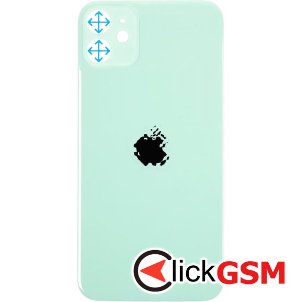 Piesa Capac Spate Green Apple Iphone 11 46ay