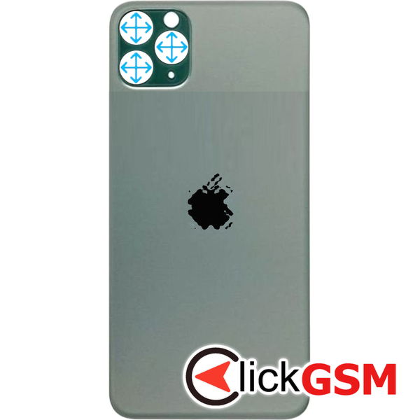 Piesa Capac Spate Green Apple Iphone 11 Pro 46et