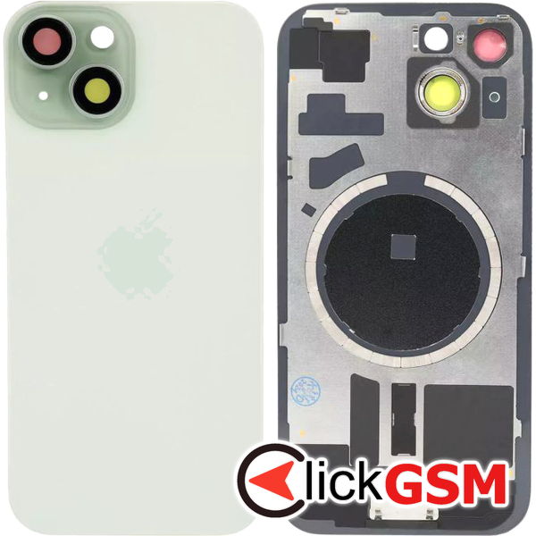 Piesa Capac Spate Green Apple Iphone 15 3kn