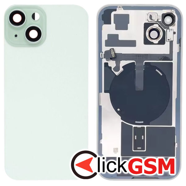 Piesa Capac Spate Green Apple Iphone 15 Plus 2e8g