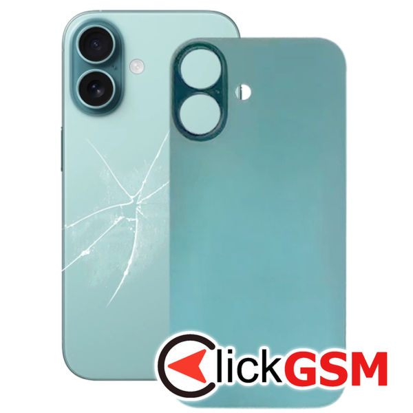 Piesa Piesa Capac Spate Green Apple Iphone 16 2etj