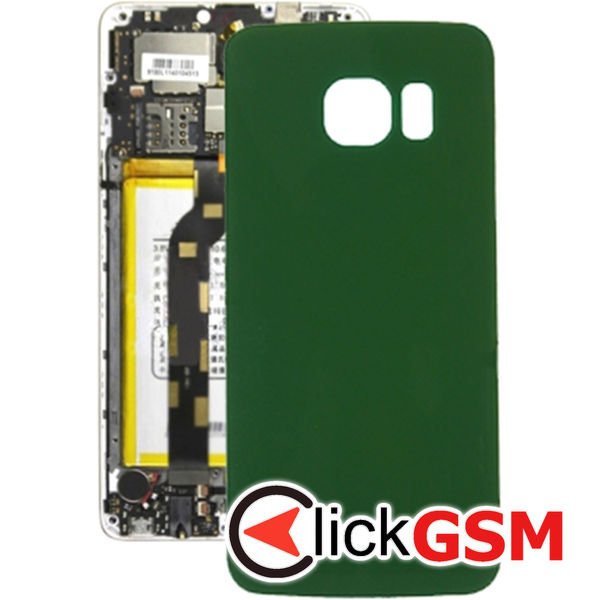 Piesa Piesa Capac Spate Green Samsung Galaxy S6 Edge 4oj5