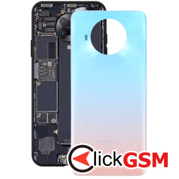 Piesa Capac Spate Lake Blue Xiaomi Redmi Note 9 Pro 5g 2u2q