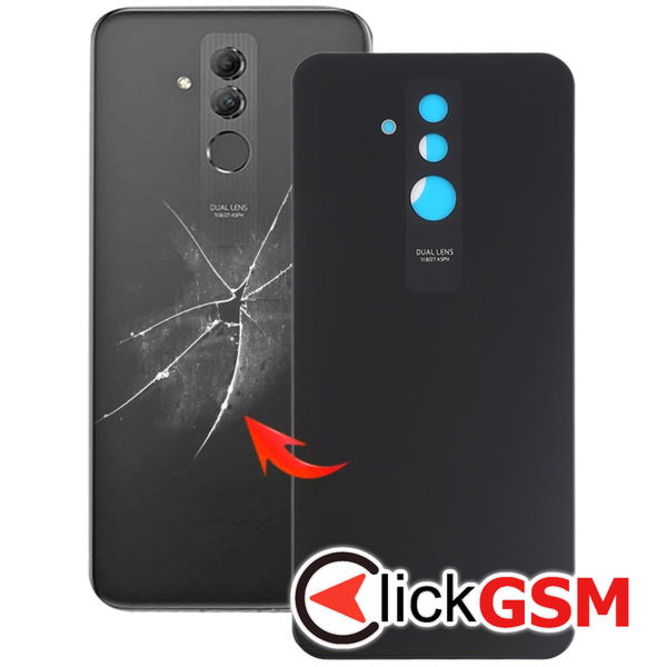 Piesa Capac Spate Negru Huawei Mate 20 Lite 2ee7