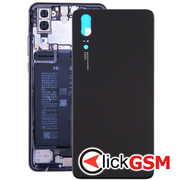 Piesa Capac Spate Negru Huawei P20 2axq