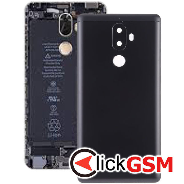 Piesa Capac Spate Negru Lenovo K8 Note 24b2