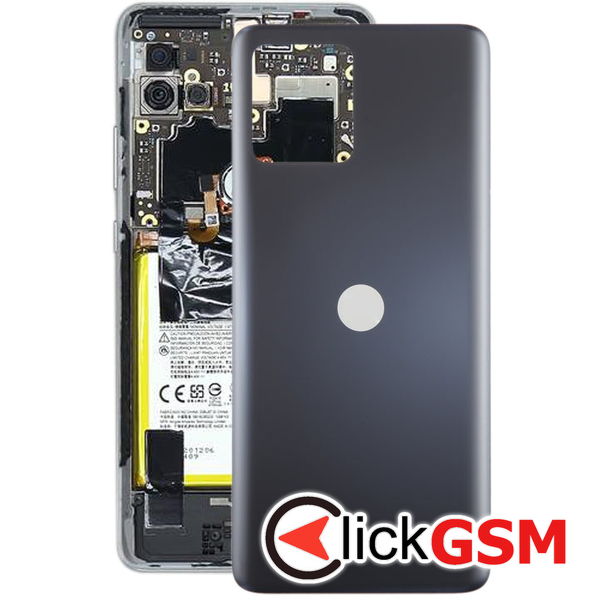 Piesa Capac Spate Negru Motorola Moto G72 3f9u