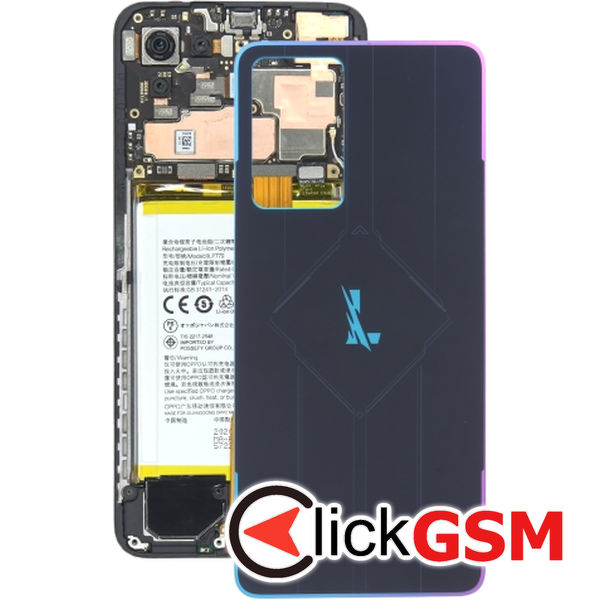 Piesa Piesa Capac Spate Negru Oppo Reno7 Pro 48n0