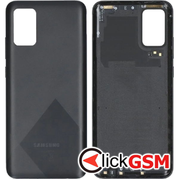 Piesa Piesa Capac Spate Negru Samsung Galaxy A02s 41qk