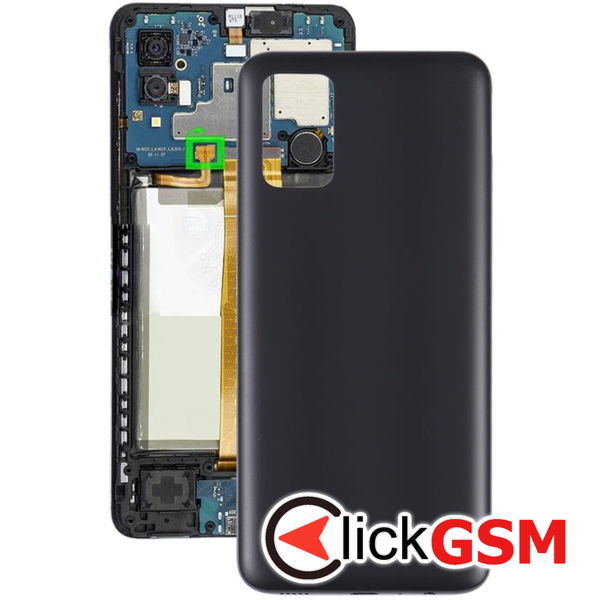 Piesa Capac Spate Negru Samsung Galaxy A03s 4b1z