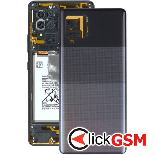 Piesa Piesa Capac Spate Negru Samsung Galaxy A42 5g 4b23