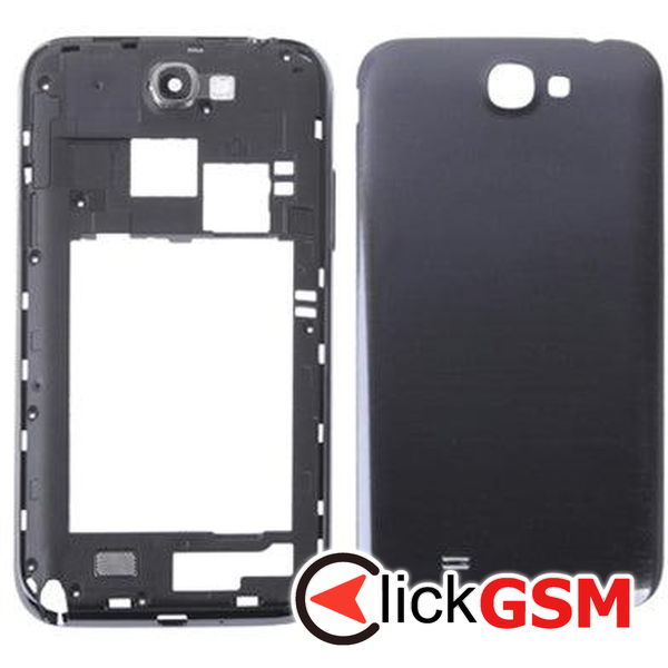 Piesa Capac Spate Negru Samsung Galaxy Note 2 4akt