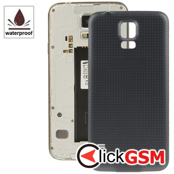 Piesa Capac Spate Negru Samsung Galaxy S5 4aw4