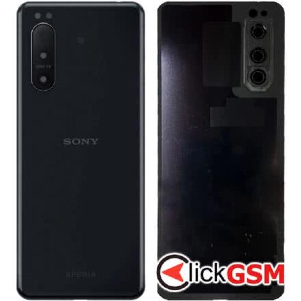 Piesa Piesa Capac Spate Negru Sony Xperia 5 Ii 2g1t