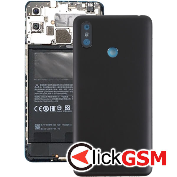 Piesa Piesa Capac Spate Negru Xiaomi Mi Max 3 25wh