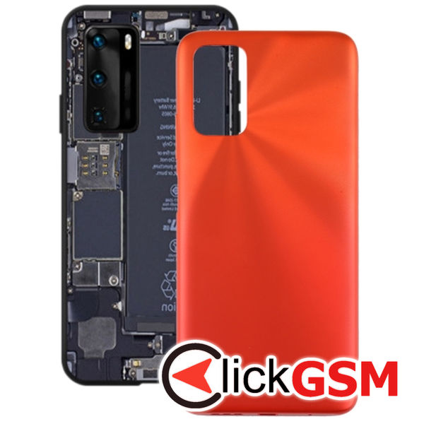 Piesa Piesa Capac Spate Orange Xiaomi Redmi Note 9 25pz