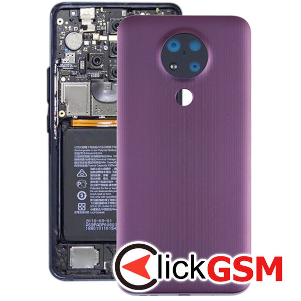 Piesa Piesa Capac Spate Purple Nokia 3.4 49uh