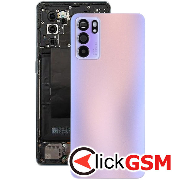 Piesa Capac Spate Purple Oppo Reno6 5g 1xab