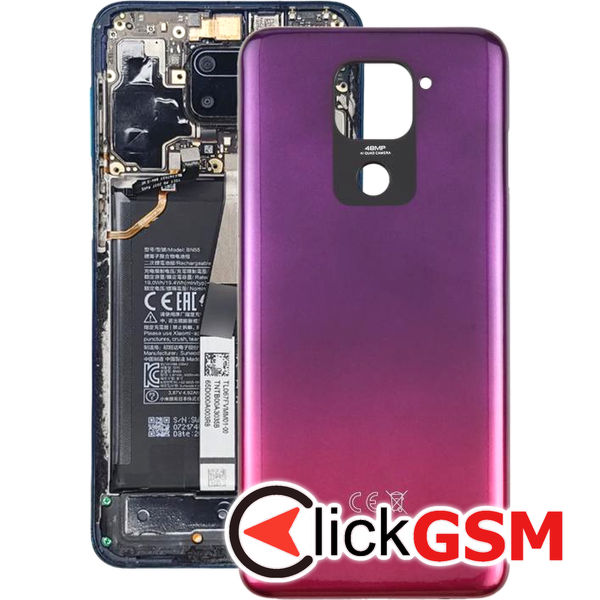 Piesa Capac Spate Red Xiaomi Redmi Note 9 5bve