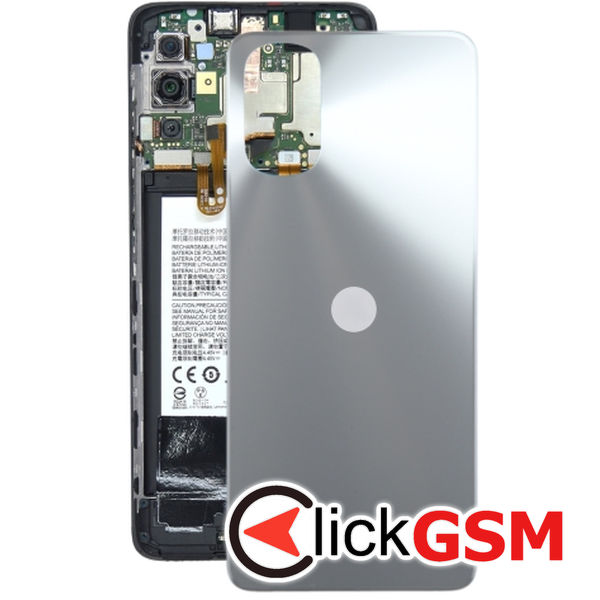 Piesa Piesa Capac Spate Silver Motorola Moto E32 3f8y