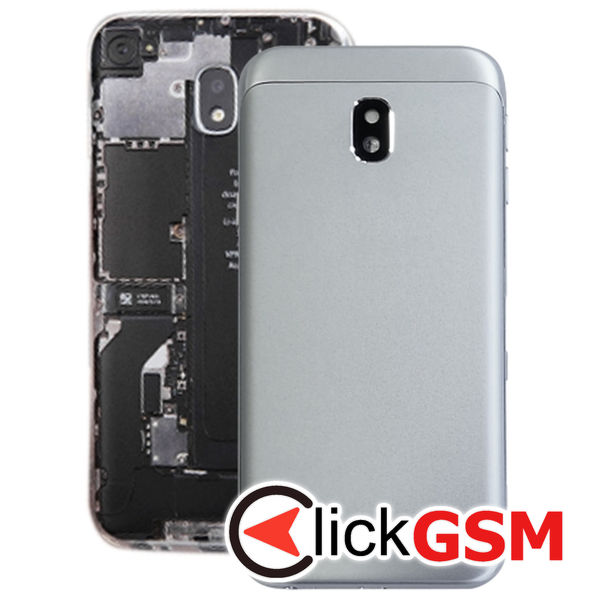 Piesa Piesa Capac Spate Silver Samsung Galaxy J3 2017 4o7t