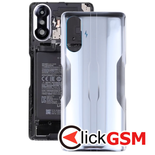 Piesa Capac Spate Silver Xiaomi Redmi K40 Gaming Edition 2w55