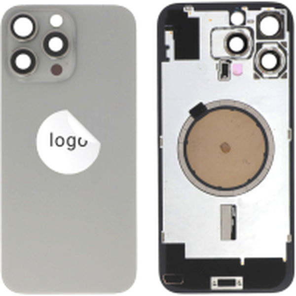 Apple iPhone 16 Pro Max · Capac spate Natural Titanium iPhone 16 Pro Max OEM Pulled Grad B