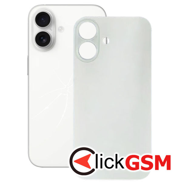 Piesa Piesa Capac Spate White Apple Iphone 16 2etl