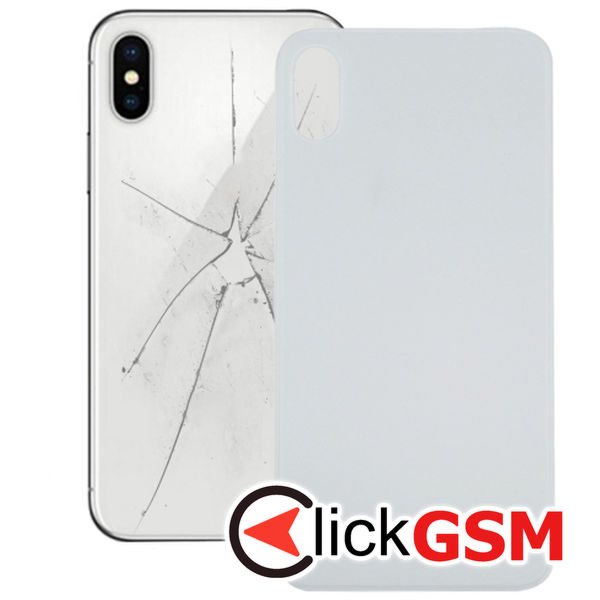 Piesa Capac Spate White Apple Iphone X 4fxh