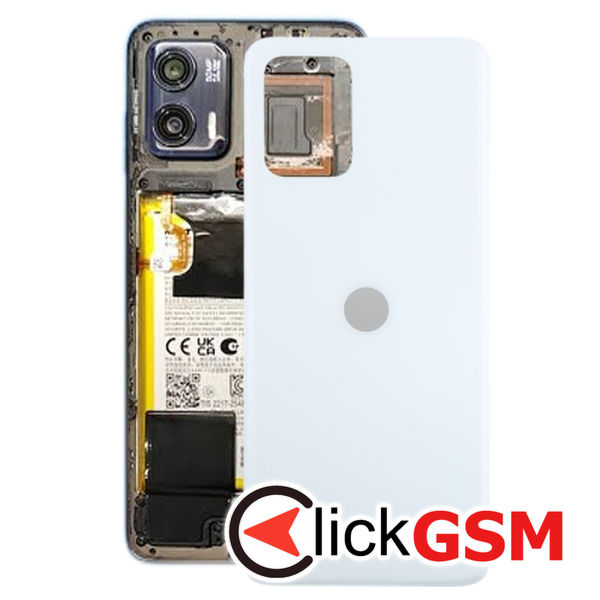 Piesa Capac Spate White Motorola Moto G73 5g 3f9x