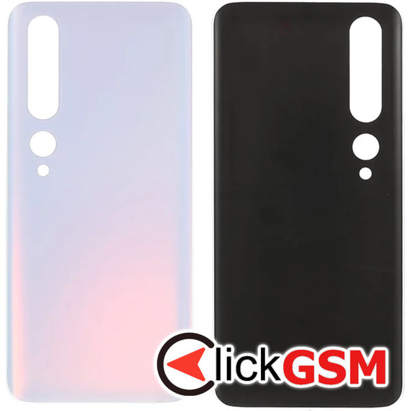 Piesa Capac Spate White Xiaomi Mi 10 Pro 3hk9