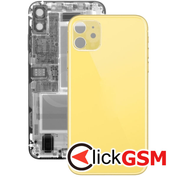 Piesa Piesa Capac Spate Yellow Apple Iphone 11 4h3t