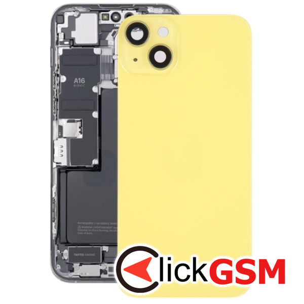 Piesa Piesa Capac Spate Yellow Apple Iphone 14 Plus 4f7p