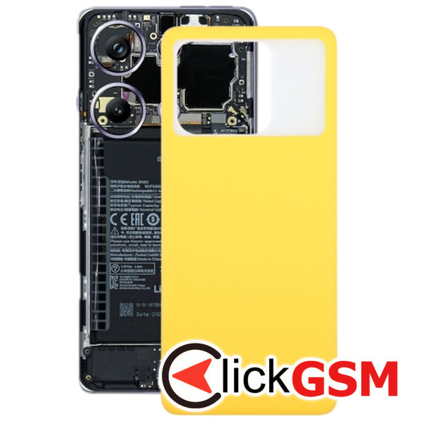 Piesa Capac Spate Yellow Xiaomi Poco X6 Pro 5g 43b6